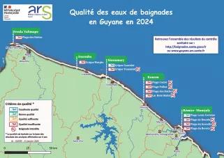 Carte qualité baignades 2024