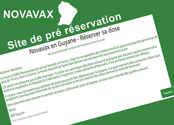 site reservation novavax